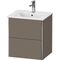 Duravit WTU COMPACT XSQUARE 560x510x418mm flannel grey seidenmatt