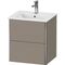 Duravit WTU COMPACT XSQUARE 560x510x418mm steingrau seidenmatt