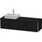 Duravit Waschtischunterbau XSQUARE 400x1600x548mm Be links eiche schwarz