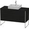 Duravit Waschtischunterbau XSQUARE 778x1200x548mm eiche schwarz