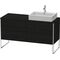Duravit Waschtischunterbau XSQUARE 778x1400x548mm Be rechts eiche schwarz