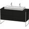 Duravit Waschtischunterbau XSQUARE 778x1400x548mm eiche schwarz