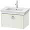 Duravit Waschtischunterbau WHITE TULIP 410x684x458mm weiß seidenmatt