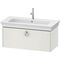 Duravit Waschtischunterbau WHITE TULIP 410x984x458mm weiß seidenmatt