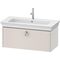 Duravit Waschtischunterbau WHITE TULIP 410x984x458mm nordic weiß seidenmatt