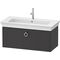 Duravit Waschtischunterbau WHITE TULIP 410x984x458mm graphit seidenmatt