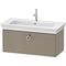 Duravit Waschtischunterbau WHITE TULIP 410x984x458mm steingrau hochglanz