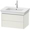 Duravit Waschtischunterbau WHITE TULIP 410x684x458mm weiß seidenmatt