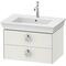 Duravit Waschtischunterbau WHITE TULIP 410x684x458mm weiß seidenmatt