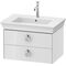 Duravit Waschtischunterbau WHITE TULIP 410x684x458mm weiß hochglanz