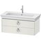 Duravit Waschtischunterbau WHITE TULIP 410x984x458mm weiß seidenmatt