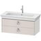 Duravit Waschtischunterbau WHITE TULIP 410x984x458mm nordic weiß seidenmatt
