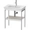 Duravit Metallkonsole WHITE TULIP 760x684x450mm nordic weiß seidenmatt