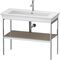 Duravit Metallkonsole WHITE TULIP 760x984x450mm steingrau hochglanz