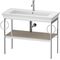 Duravit Metallkonsole WHITE TULIP 760x984x450mm taupe seidenmatt