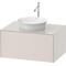 Duravit Waschtischunterbau WHITE TULIP 408x800x550mm nordic weiß seidenmatt