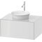 Duravit Waschtischunterbau WHITE TULIP 408x800x550mm weiß hochglanz