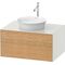 Duravit Waschtischunterbau WHITE TULIP 408x800x550mm Ei na mass / we seidenmatt