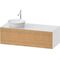 Duravit Waschtischunterbau WHITE TULIP 408x1300x550mm Ei na mass / we hgl WT li