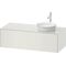 Duravit Waschtischunterbau WHITE TULIP 408x1300x550mm we sdm Waschtisch rechts