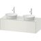Duravit Waschtischunterbau WHITE TULIP 408x1300x550mm weiß seidenmatt