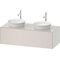 Duravit Waschtischunterbau WHITE TULIP 408x1300x550mm nordic weiß seidenmatt