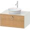 Duravit Waschtischunterbau WHITE TULIP 408x800x550mm Ei na mass / we seidenmatt