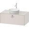 Duravit Waschtischunterbau WHITE TULIP 408x1000x550mm nordic weiß seidenmatt