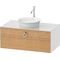 Duravit Waschtischunterbau WHITE TULIP 408x1000x550mm Ei na mass / we hochglanz