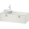Duravit Waschtischunterbau WHITE TULIP 408x1300x550mm we sdm Waschtisch links