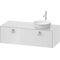 Duravit Waschtischunterbau WHITE TULIP 408x1300x550mm we hgl Waschtisch rechts