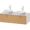 Duravit Waschtischunterbau WHITE TULIP 408x1300x550mm Ei na mass / No we sdm
