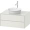 Duravit Waschtischunterbau WHITE TULIP 408x800x550mm weiß seidenmatt