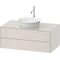 Duravit Waschtischunterbau WHITE TULIP 408x1000x550mm nordic weiß seidenmatt