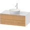Duravit Waschtischunterbau WHITE TULIP 408x1000x550mm Ei na mass / we hochglanz