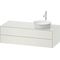 Duravit Waschtischunterbau WHITE TULIP 408x1300x550mm we sdm Waschtisch rechts