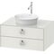 Duravit Waschtischunterbau WHITE TULIP 410x800x550mm weiß seidenmatt