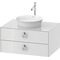 Duravit Waschtischunterbau WHITE TULIP 410x800x550mm weiß hochglanz