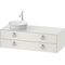 Duravit Waschtischunterbau WHITE TULIP 408x1300x550mm we sdm Waschtisch links