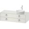 Duravit Waschtischunterbau WHITE TULIP 408x1300x550mm we sdm Waschtisch rechts