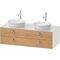 Duravit Waschtischunterbau WHITE TULIP 408x1300x550mm Ei na mass / we sdm