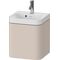 Duravit Waschtischset HAPPY D.2 PLUS 400x360mm o Hahnloch mediterrane eiche
