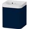 Duravit Waschtischset HAPPY D.2 PLUS 400x360mm o HL nachtblau seidenmatt