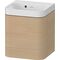 Duravit Waschtischset HAPPY D.2 PLUS 400x360mm o Hahnloch mediterrane eiche