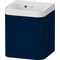 Duravit Waschtischset HAPPY D.2 PLUS 400x360mm o HL nachtblau seidenmatt