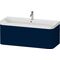 Duravit Waschtischset HAPPY D.2 PLUS 1175x490mm e HL nachtblau seidenmatt