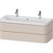 Duravit Waschtischset HAPPY D.2 PLUS 1175x490mm e Hahnloch mediterrane eiche