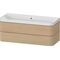 Duravit Waschtischset HAPPY D.2 PLUS 1175x490mm o Hahnloch mediterrane eiche