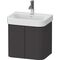 Duravit WTU HAPPY D.2 PLUS 475x350mm 2 Tü gra s-matt o ES