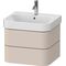 Duravit WTU HAPPY D.2 PLUS 575x490mm 2 Schubk medi Ei o ES